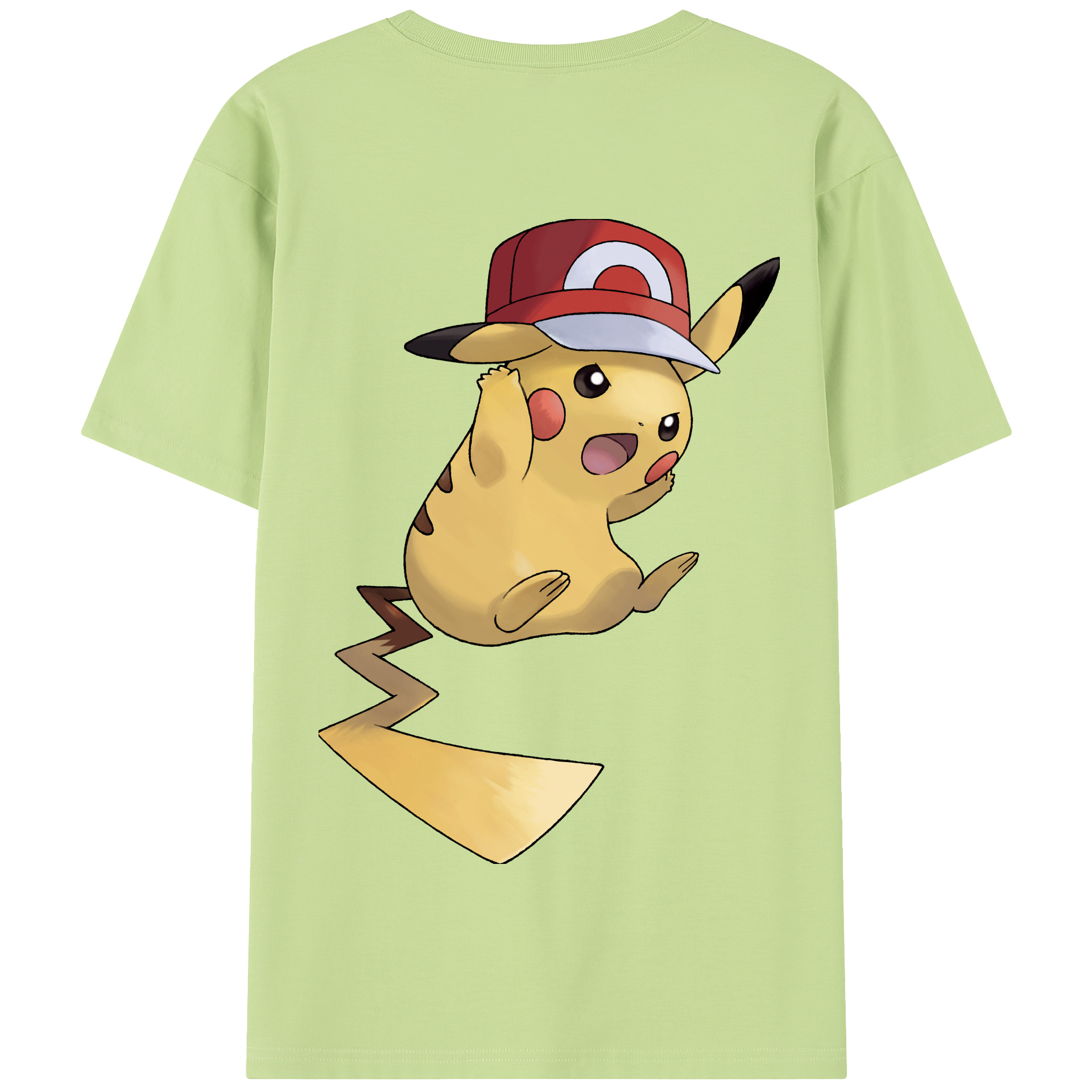 （画像用） ポケットモンスター Pokémon 綿100％半袖Tシャツ（背面プリント）